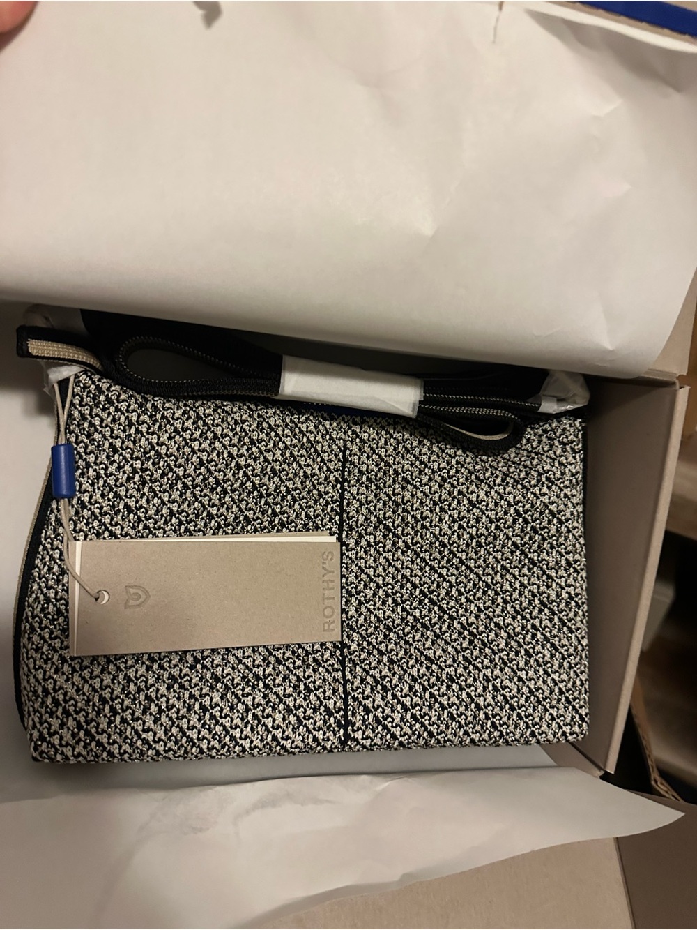 Rothy's Starlight Tweed Casual Crossbody Bag New